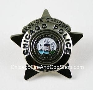 Chicago Police Star Lapel Pin