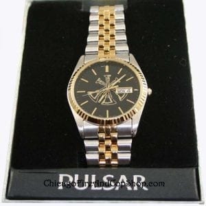 Three Bugle Pulsar watch with Gold / Silver Band