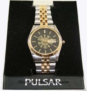 Five Bugle Pulsar watch with Gold / Silver Band