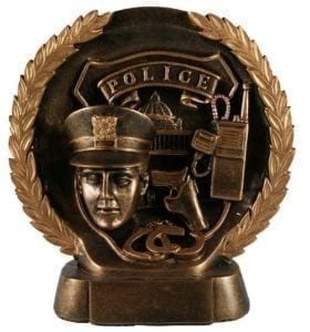Police High Relief Resin