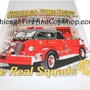 Chicago Fire Department The Real Squads Lithograph