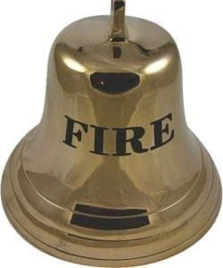 Fire Bell with Wall Mount