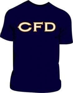 Chicago Fire Dept. Football T-Shirt