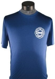 Cool Dri Chicago Fire Department  Duty T-Shirt Navy - Image 2