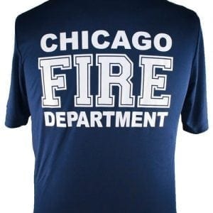 Cool Dri Chicago Fire Department  Duty T-Shirt Navy