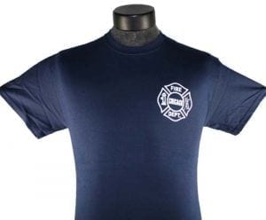 Chicago Fire Department Duty T-Shirt Navy - Image 2
