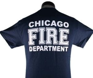 Chicago Fire Department Duty T-Shirt Navy