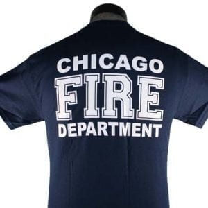 Chicago Fire Department  Duty T-Shirt Navy