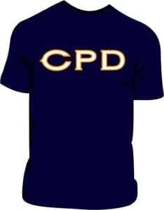 Chicago Police Dept. Football T-Shirt