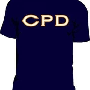 Chicago Police Dept. Football T-Shirt
