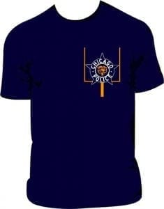 Chicago Police Dept. Football T-Shirt - Image 2