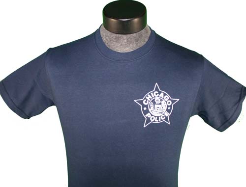 Nouveau Chicago Police Department CPD Pompiers Militaire Bleu Marine T-shirt S-4XL 