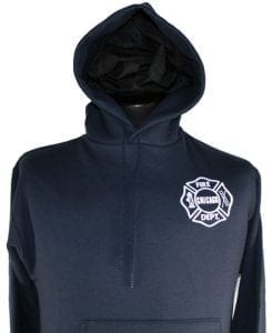 Chicago Fire Dept Hooded Sweat Shirt - Image 2