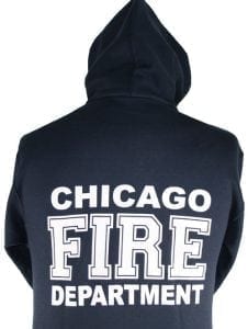 Chicago Fire Department Full Zip Hooded Duty Sweatshirt - Image 2