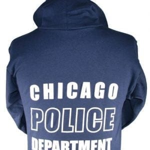 Chicago Police Hoodie Full Back