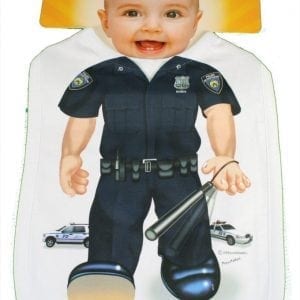 Just Add A Kid Policeman Bib