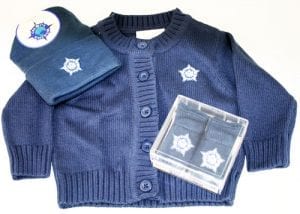 Chicago Police Department Infant Booties Navy - Image 2