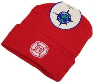 Fire Department Infant Hat Red