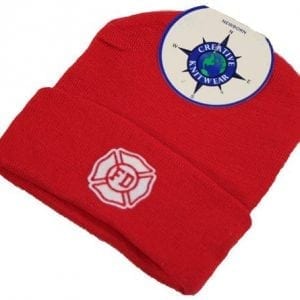 Fire Department Infant Hat Red