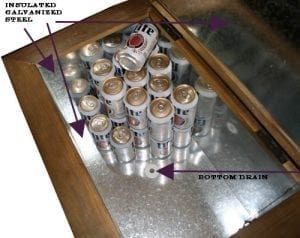 FD/PD Rustic Wooden Cooler - Image 2