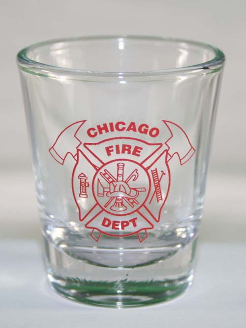 Firefighter Emblem Shot glass 