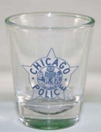 Chicago Police Department Shot Glass