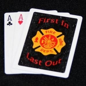 Firefighter Playing Cards - First In Last Out