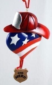 Fireman Our Hero Ornament
