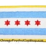 City of Chicago Flag Patch - Chicago Fire and Cop Shop
