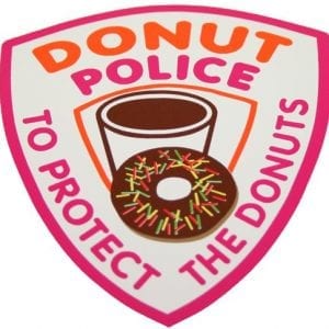 Donut Police Patch