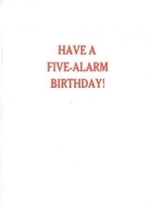5 Alarm Birthday Card - Image 2