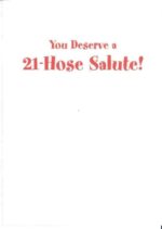 21 Hose Salute Congratulations Card - Image 2