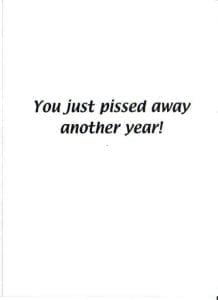 Pissed Birthday Card - Image 2
