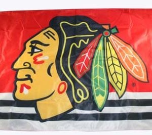 Chicago Black Hawks Flag 3 x 5