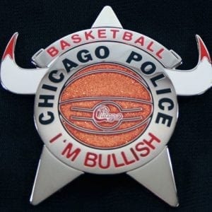 Basketball Novelty Badge