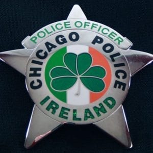 Chicago Police Ireland Novelty Badge