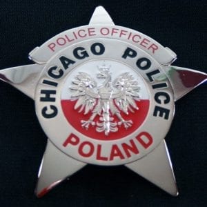 Chicago Police Poland Novelty Badge