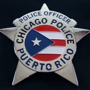 Chicago Police Puerto Rico Novelty Badge