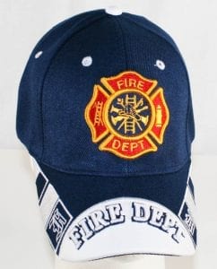 Fire Dept. Raised Letter Hat - Baseball Cap