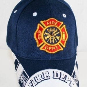 Fire Dept. Raised Letter Hat - Baseball Cap