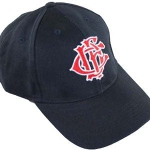 CHICAGO CUBS NEW WRIGLEYVILLE FIRE DEPARTMENT CFD Men’s Leather Red Cap OS  Hat 3