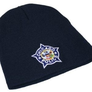 Chicago Police White Knit Hat - Beanie