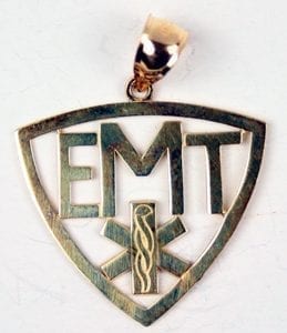 EMT Gold Charm