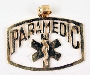 Paramedic Gold Charm