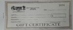 Gift Certificate