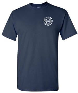 CFD Duty T-Shirt American FLAG - Chicago Fire and Cop Shop