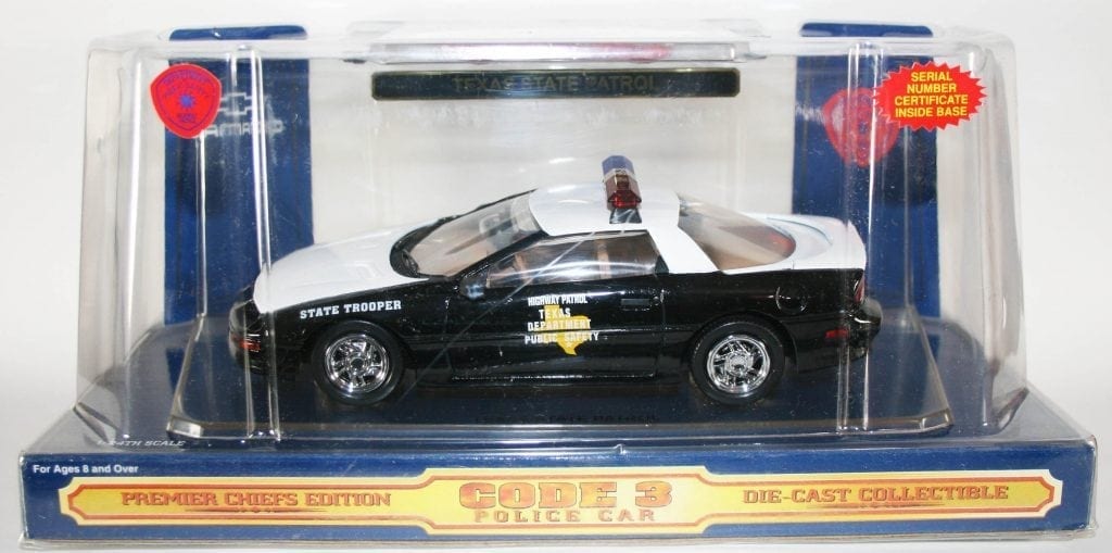 Code 3 diecast police clearance cars