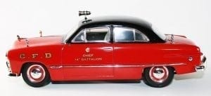 First Gear 1949 Ford Tudor Chicago Chief 14th Battalion - Image 2