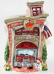 Clayworks "Fireman Candle House"