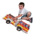 Giant Fire Truck Floor Puzzle - Image 3